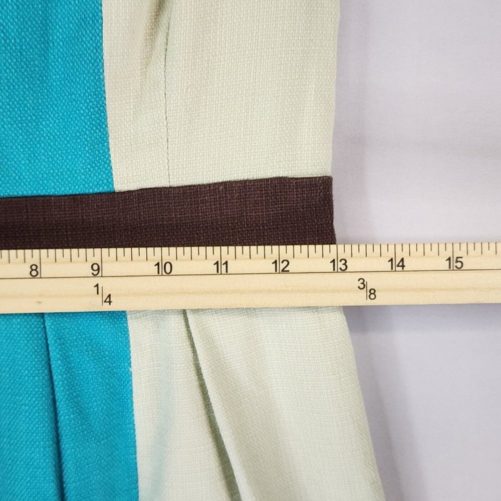 Anthropologie Dress Womens 2 Multicolor Tabitha Midi Flare Side Zip Sleeveless - Picture 5 of 8